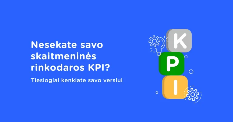 rinkodaros KPI